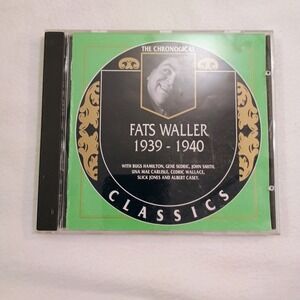 Fats Waller 1939-1940 The Chronological Classics 1002 Jazz Swing CD France